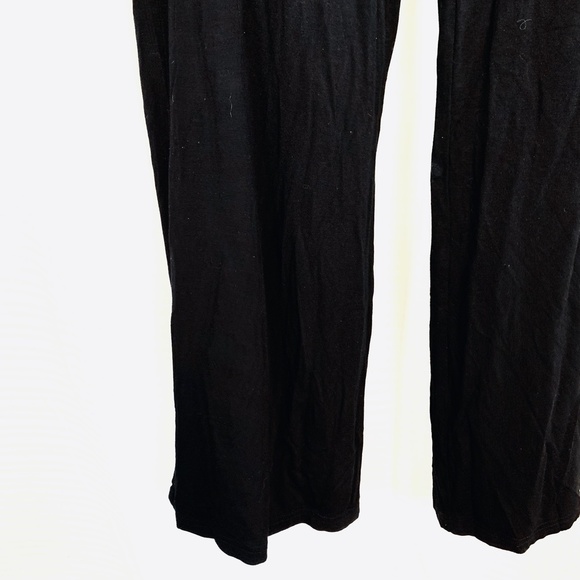 BB DAKOTA Black Rayon Tie Front Wide Leg Pants  M - Picture 5 of 12